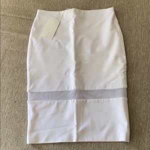 Zara white skirt